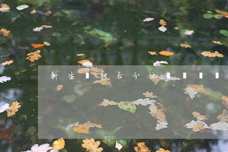 新生兒能否分地？？？